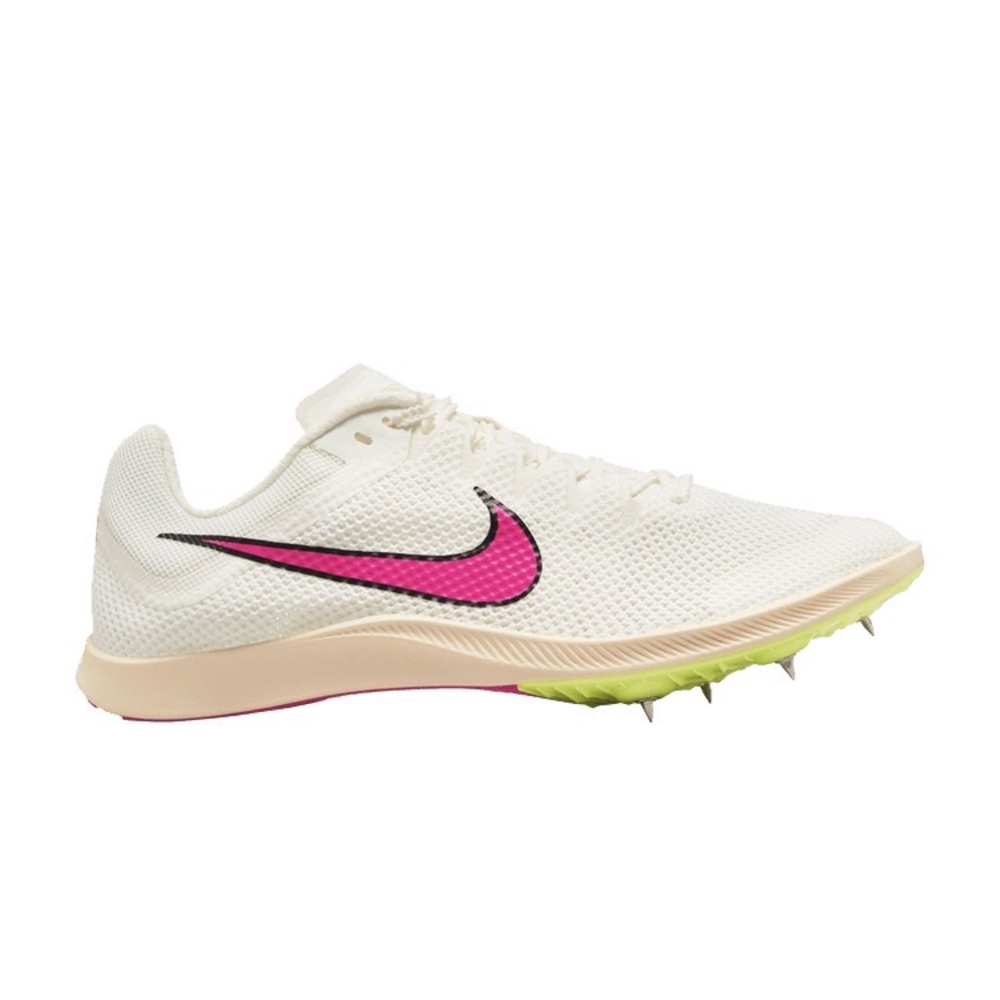 Nike Track‎ Rival Distance Men’s Running Shoes Size 12.5 White Pink With Spikes